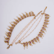 Kaan Chain - Floral Swan Matte Black Matil - Opal Touch