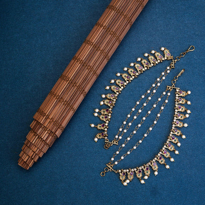 Kaan Chain - Floral Swan Matte Black Matil - Opal Touch