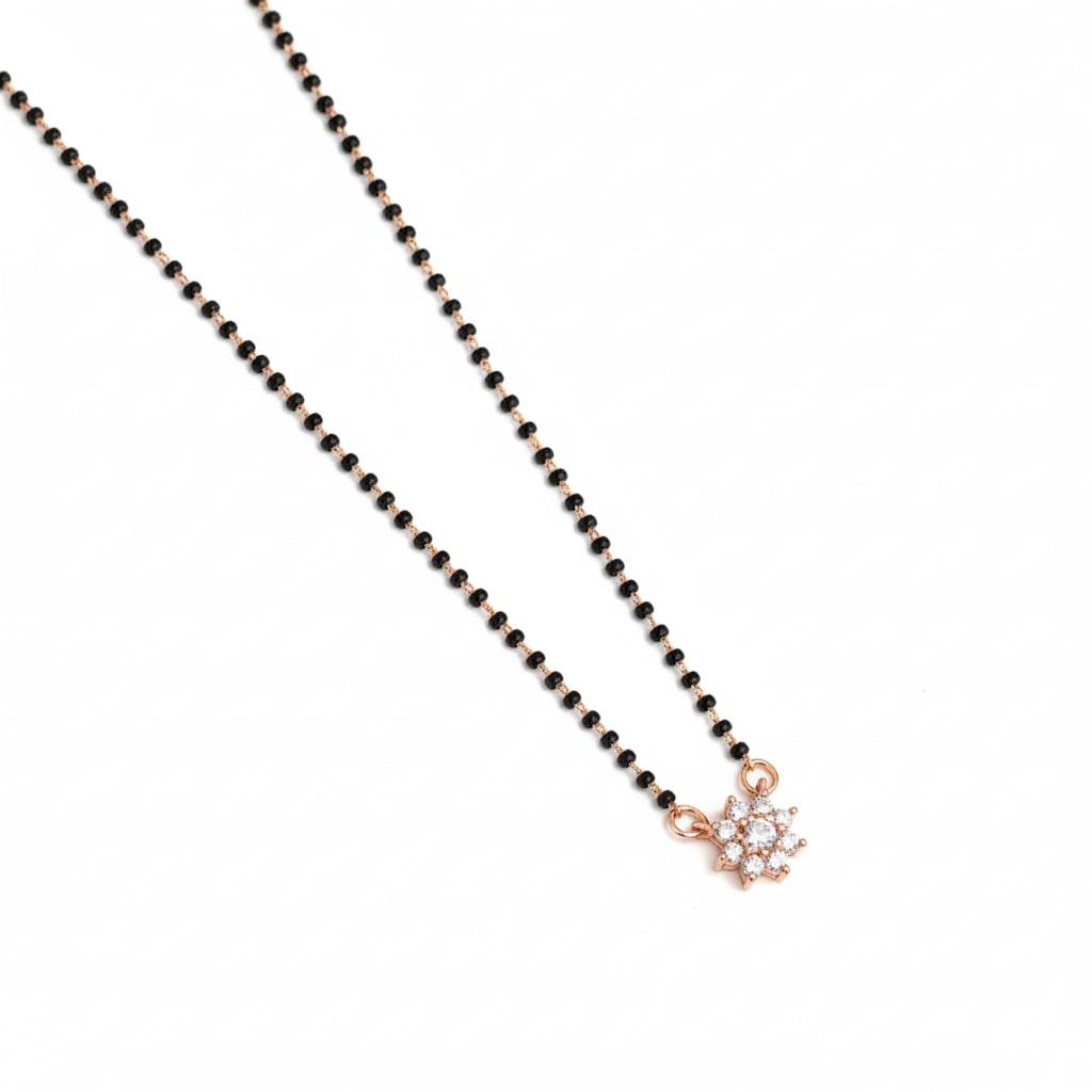 Floral Whisper Mangalsutra - Opal Touch