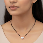Floral Whisper Mangalsutra - Opal Touch
