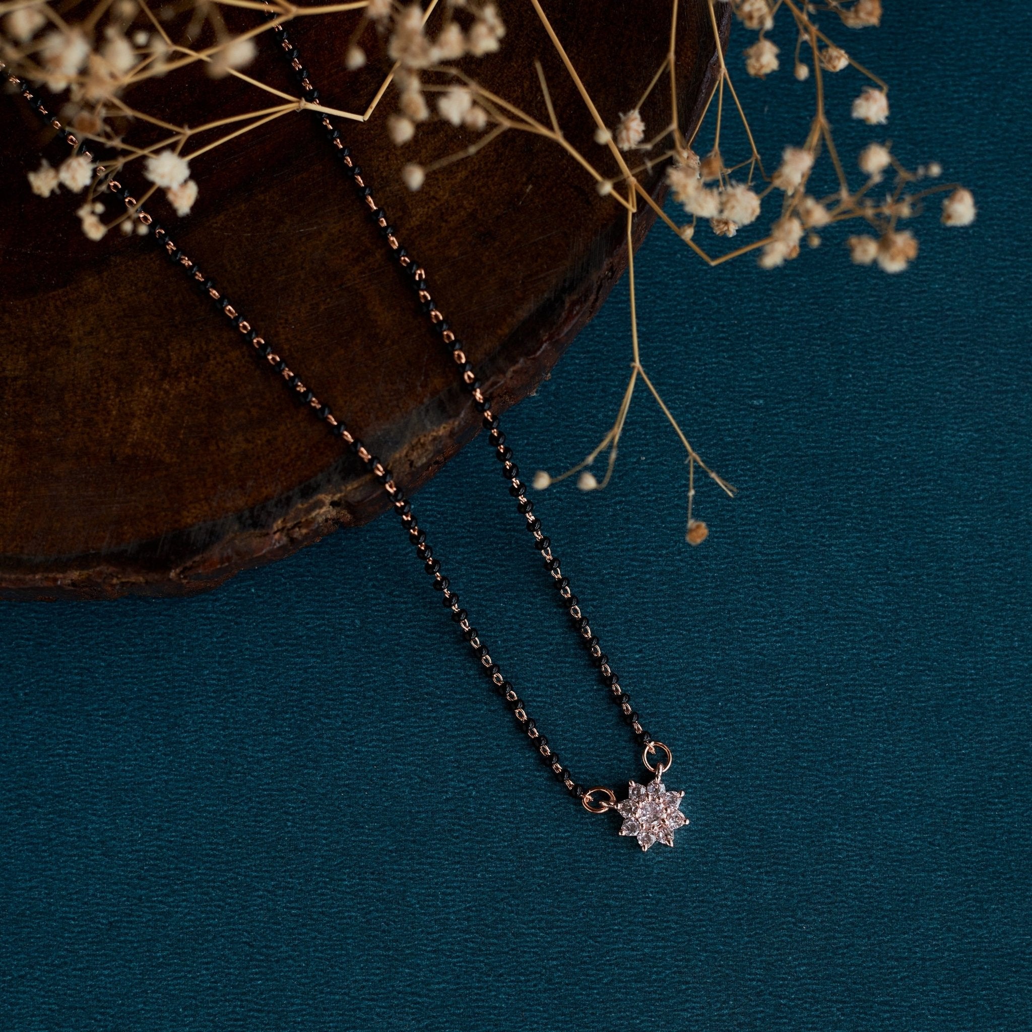 Mangalsutra - Floral Whisper Mangalsutra - Opal Touch