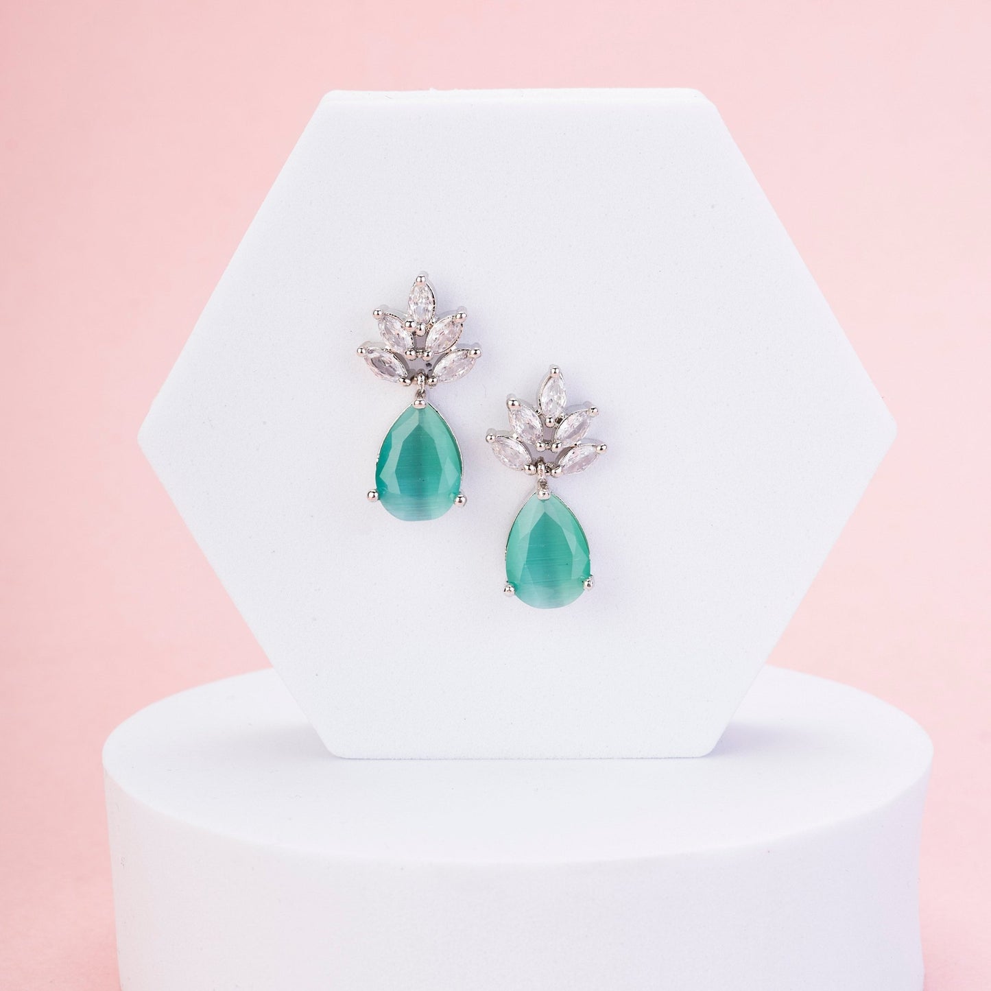 Earrings - Forest Dewdrops - Opal Touch
