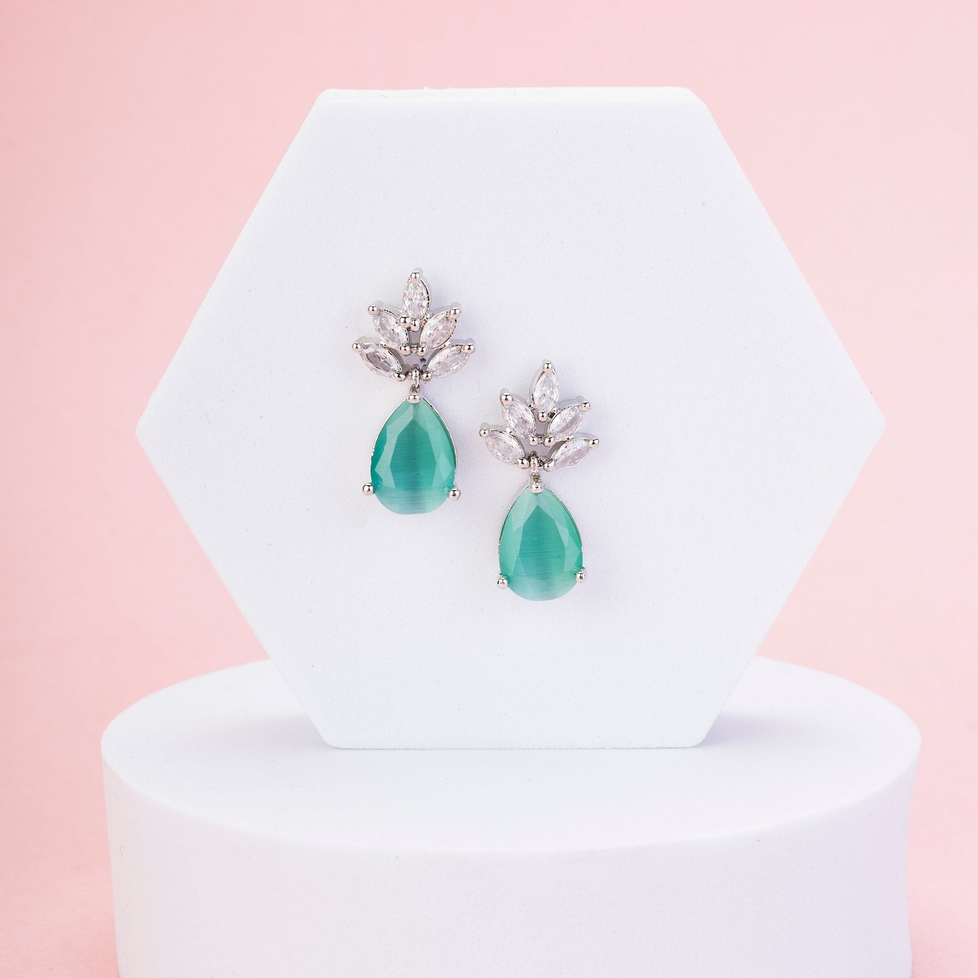 Earrings - Forest Dewdrops - Opal Touch
