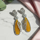 Forest Enchantment Rhodium Earrings - Opal Touch