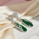 Forest Enchantment Rhodium Earrings - Opal Touch