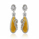 Forest Enchantment Rhodium Earrings - Opal Touch