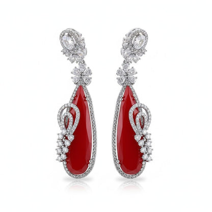 Forest Enchantment Rhodium Earrings - Opal Touch