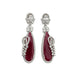 Forest Enchantment Rhodium Earrings - Opal Touch
