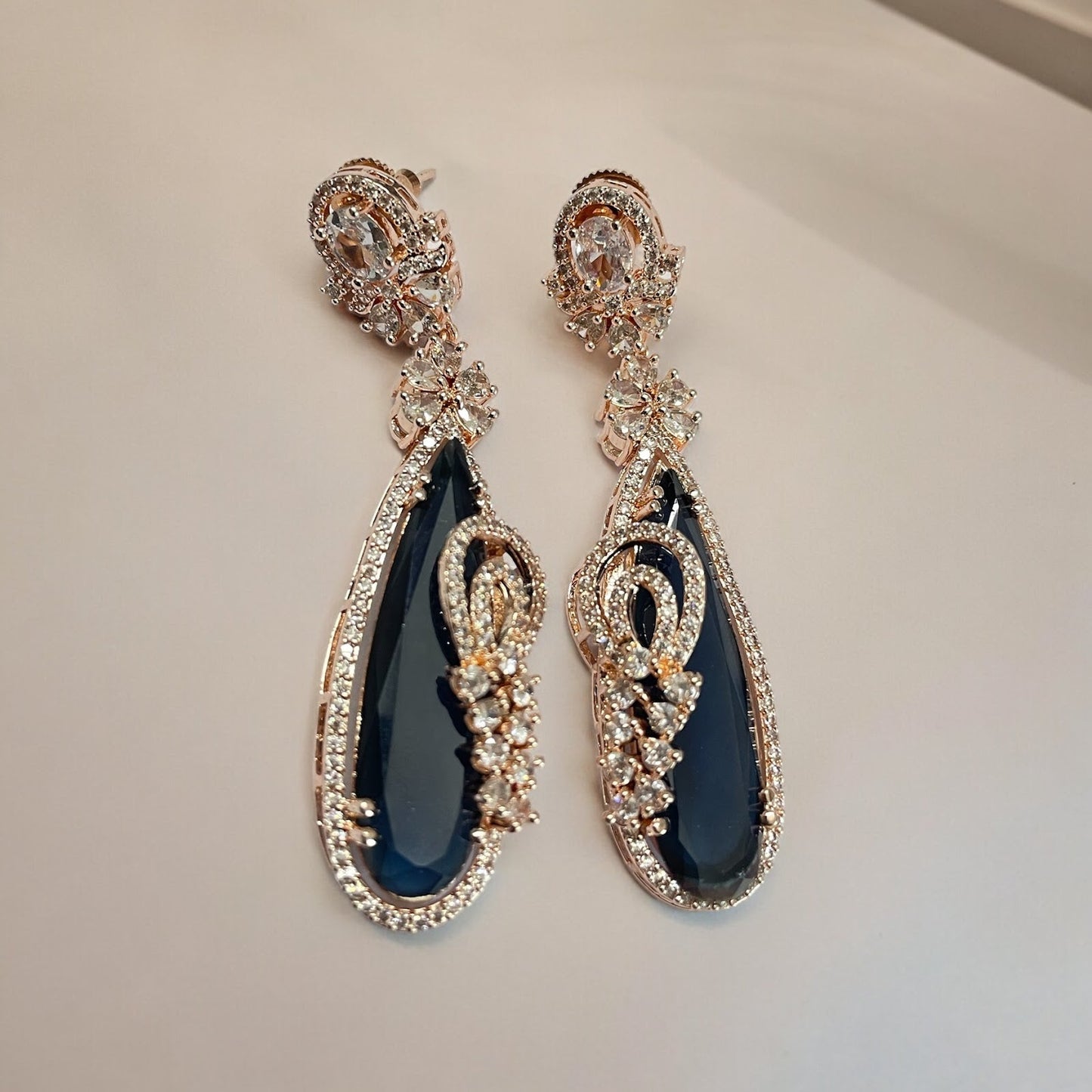 Earrings - Forest Enchantment Rose Gold Earrings - Opal Touch