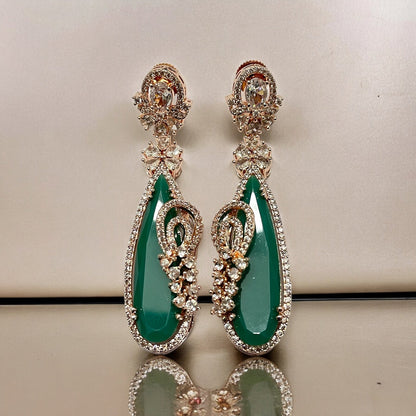 Earrings - Forest Enchantment Rose Gold Earrings - Opal Touch