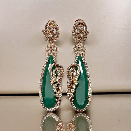 Earrings - Forest Enchantment Rose Gold Earrings - Opal Touch