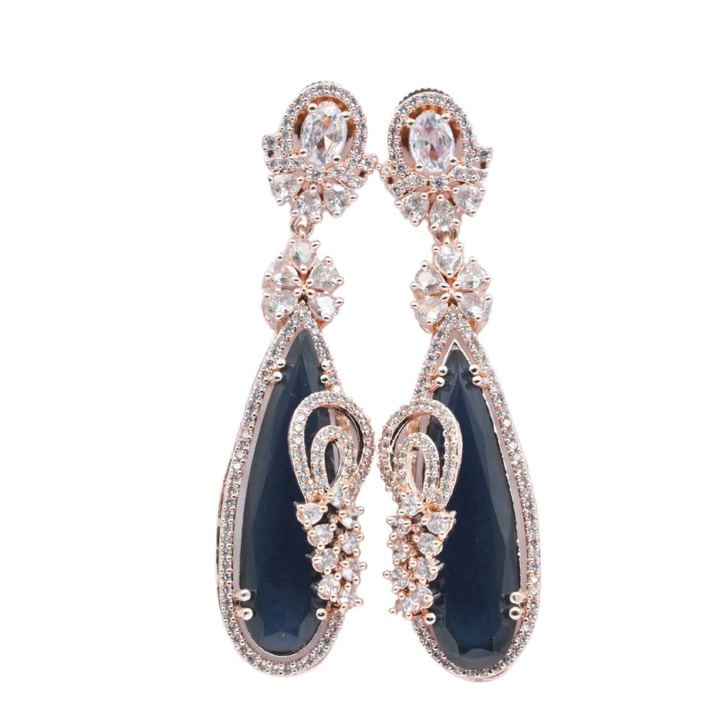 Earrings - Forest Enchantment Rose Gold Earrings - Opal Touch