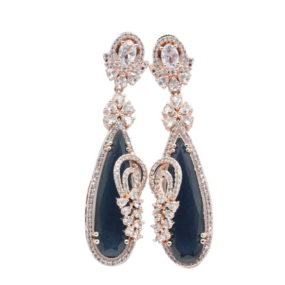 Earrings - Forest Enchantment Rose Gold Earrings - Opal Touch