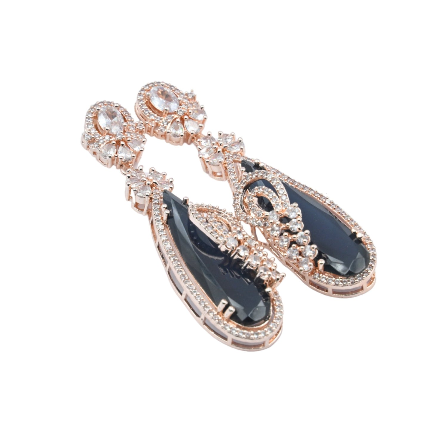 Earrings - Forest Enchantment Rose Gold Earrings - Opal Touch