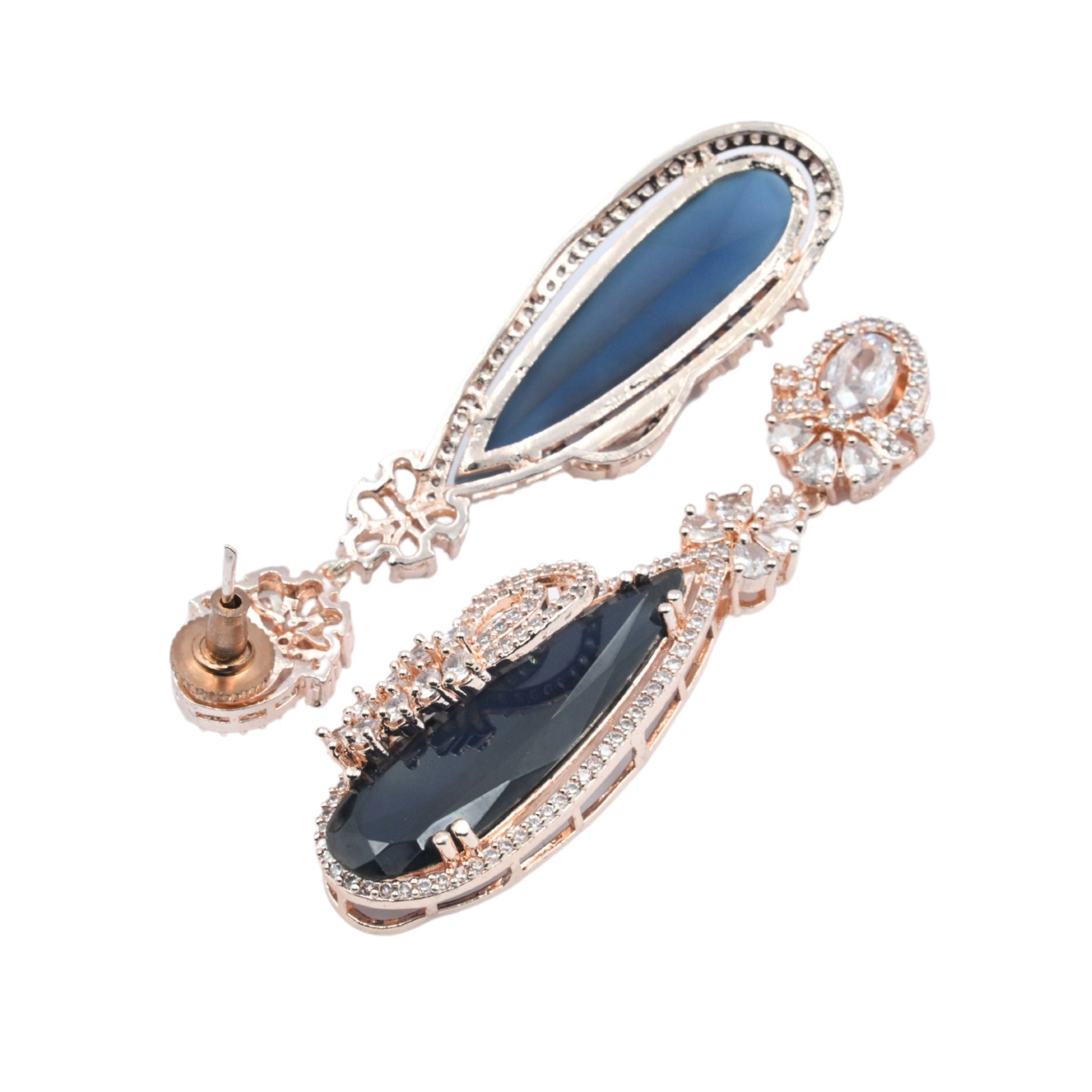 Earrings - Forest Enchantment Rose Gold Earrings - Opal Touch