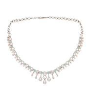 Opal Touch - Fresh Mint Beaded Necklace -