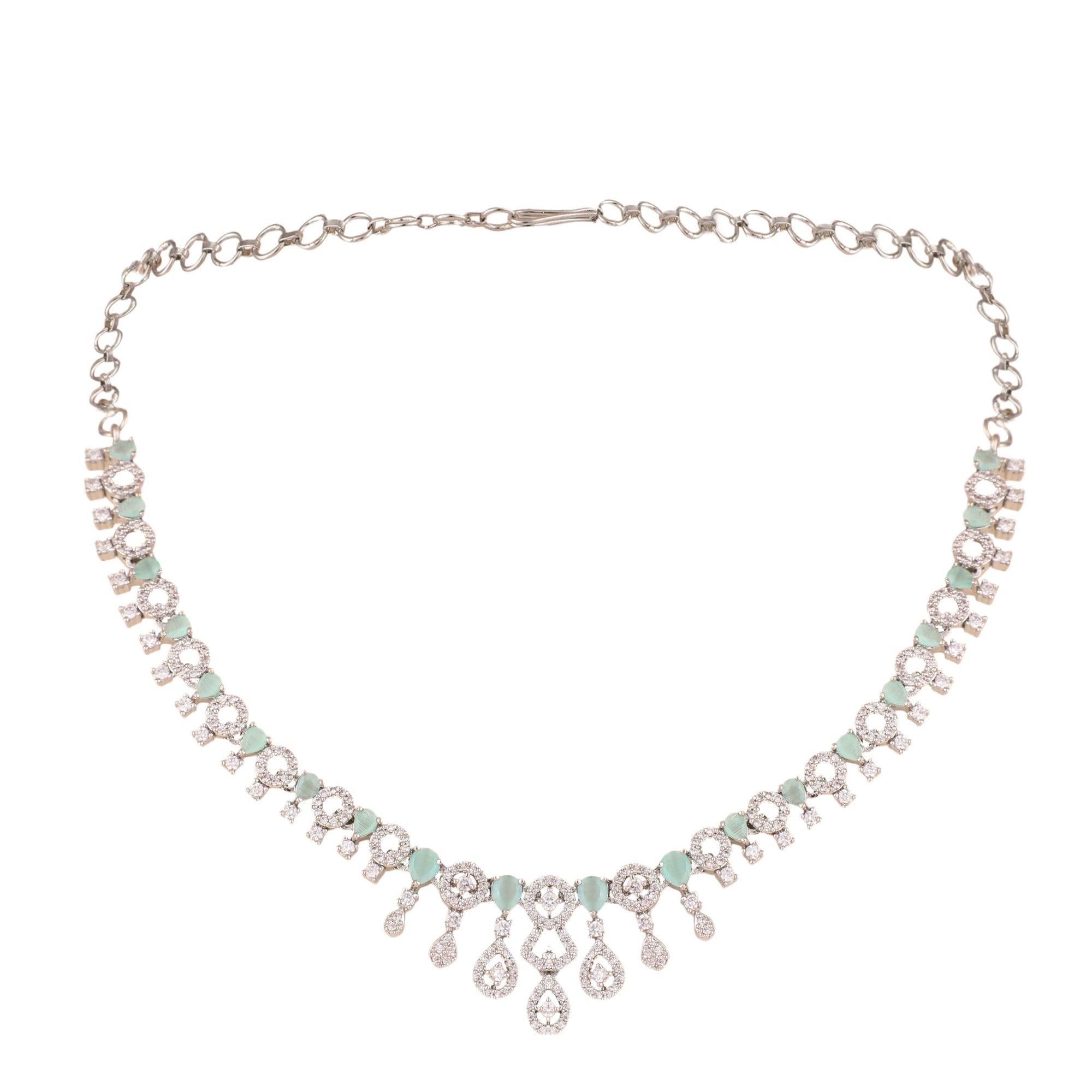 Opal Touch - Fresh Mint Beaded Necklace -