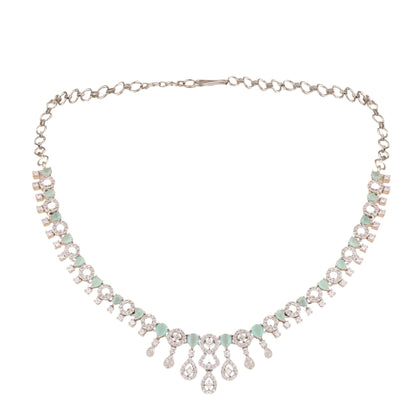 Opal Touch - Fresh Mint Beaded Necklace -