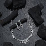 Opal Touch - Fresh Mint Beaded Necklace -
