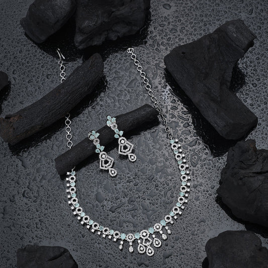 Opal Touch - Fresh Mint Beaded Necklace -