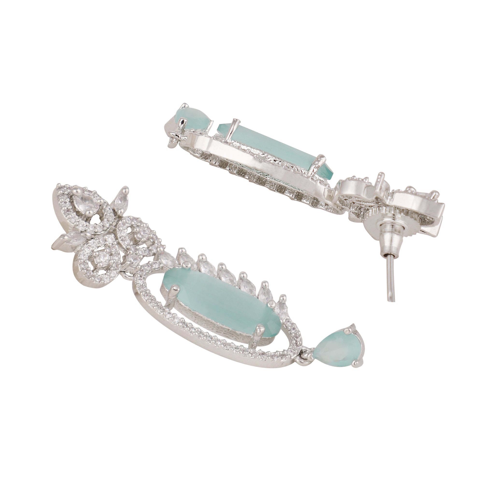 Opal Touch - Fresh Mint Dangle Earrings -
