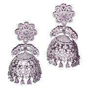 Opal Touch - Frosted Flower Jhumka - Jhumka