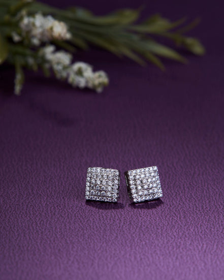Opal Touch - Frosty Allure Opal Studs - Studs