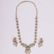 Necklace - Gajanan Mehendi Plated Necklace Set - Opal Touch