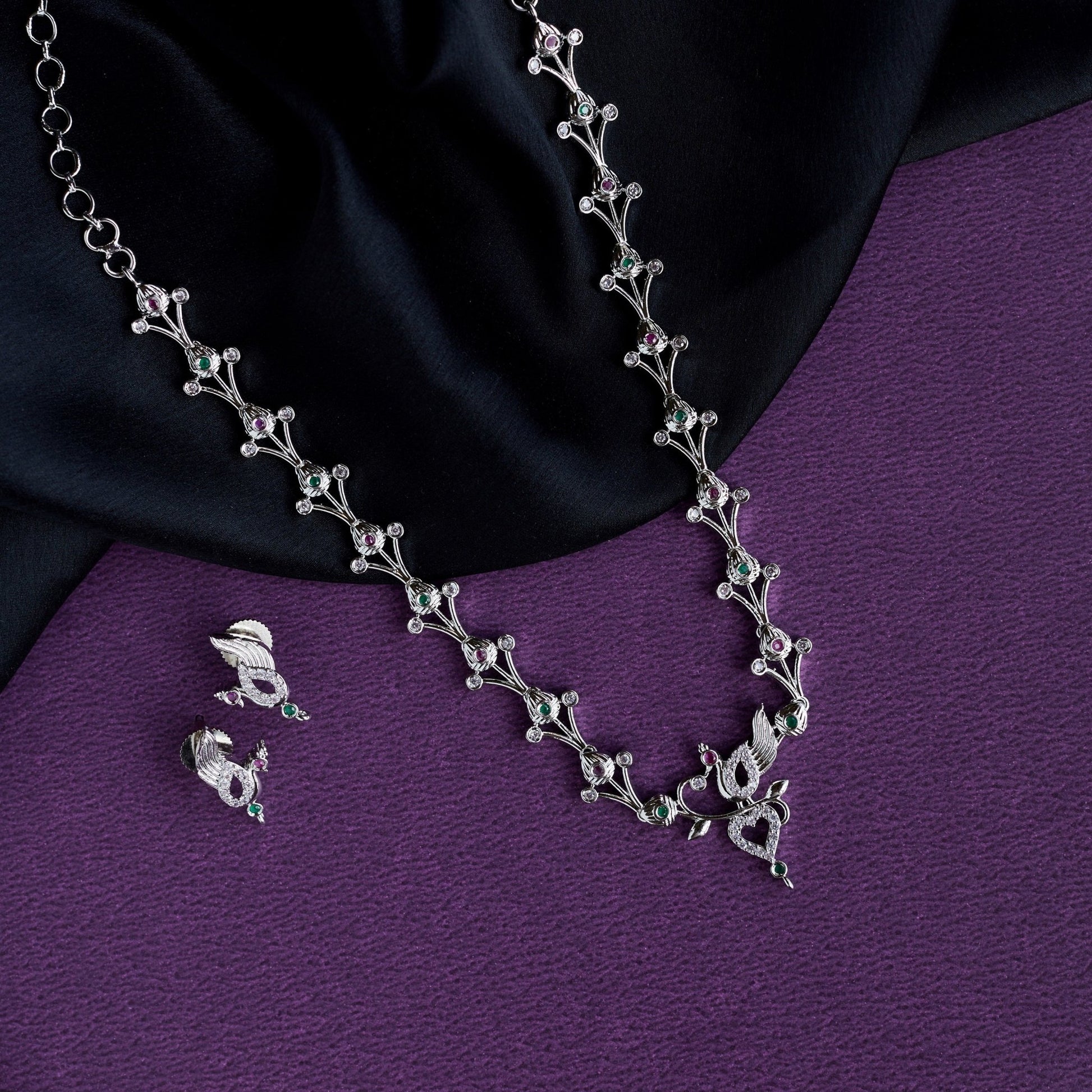 Necklace - Gala Tricolor Necklace - Opal Touch