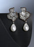 Garden Mist Rhodium Plated Earrings - Opal Touch