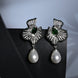 Garden Mist Rhodium Plated Earrings - Opal Touch