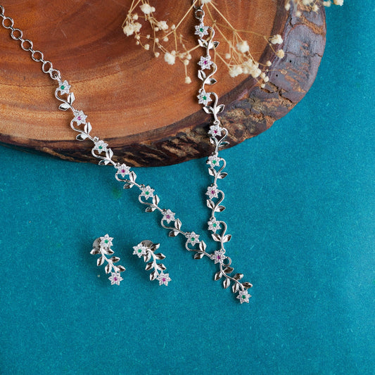 Necklace - Gemstone Brilliance Necklace - Opal Touch