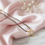 Gilded Allure Mangalsutra - Opal Touch