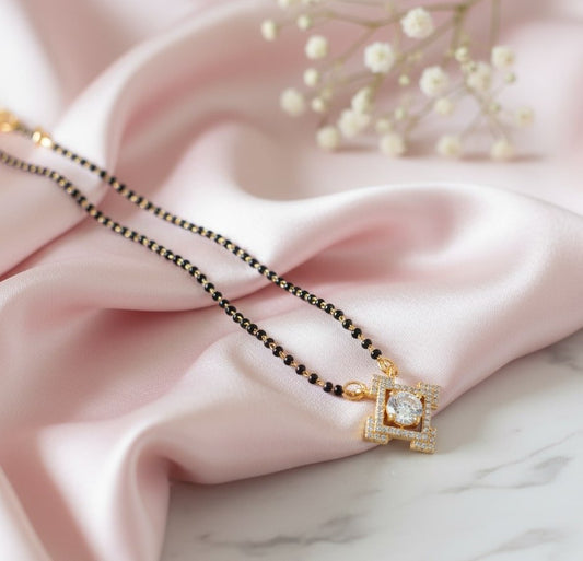 Gilded Allure Mangalsutra - Opal Touch