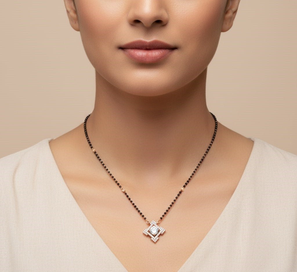 Gilded Allure Mangalsutra - Opal Touch