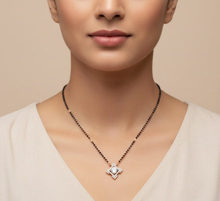 Gilded Allure Mangalsutra - Opal Touch