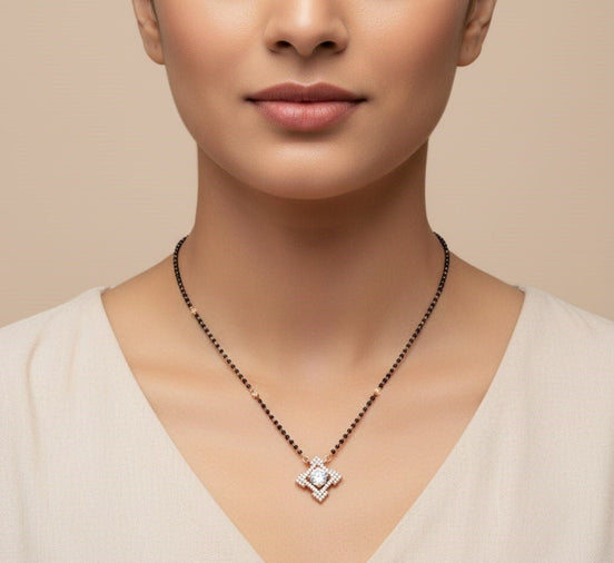 Gilded Allure Mangalsutra - Opal Touch