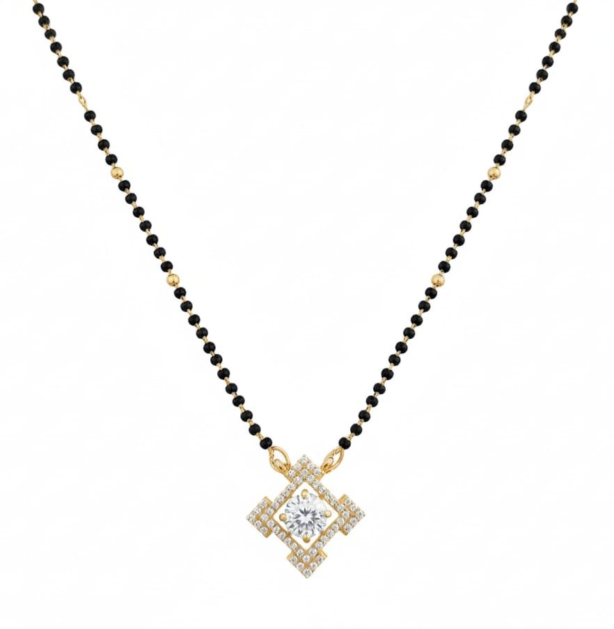 Gilded Allure Mangalsutra - Opal Touch