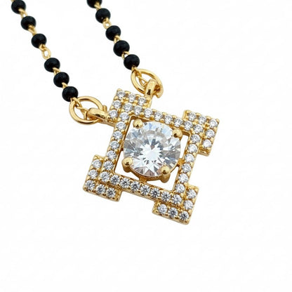 Gilded Allure Mangalsutra - Opal Touch