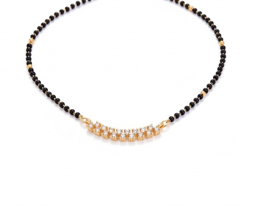 Gilded Aura Mangalsutra - Opal Touch