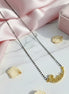 Gilded Crescent Mangalsutra - Opal Touch