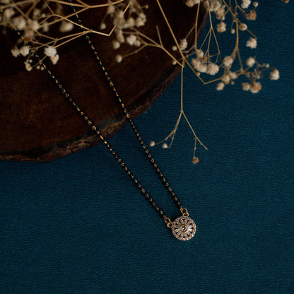 Mangalsutra - Gilded Elegance Mangalsutra - Opal Touch