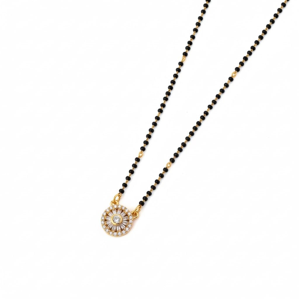 Gilded Elegance Mangalsutra - Opal Touch