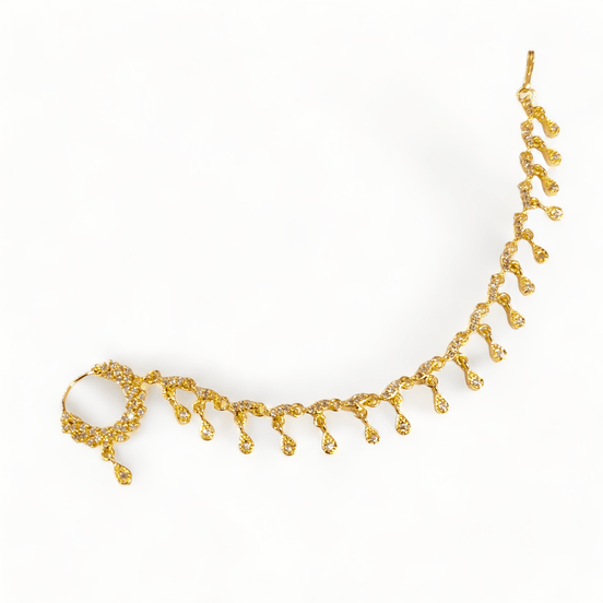 Opal Touch - Gilded Elegance Nose Pin - Nose Pin