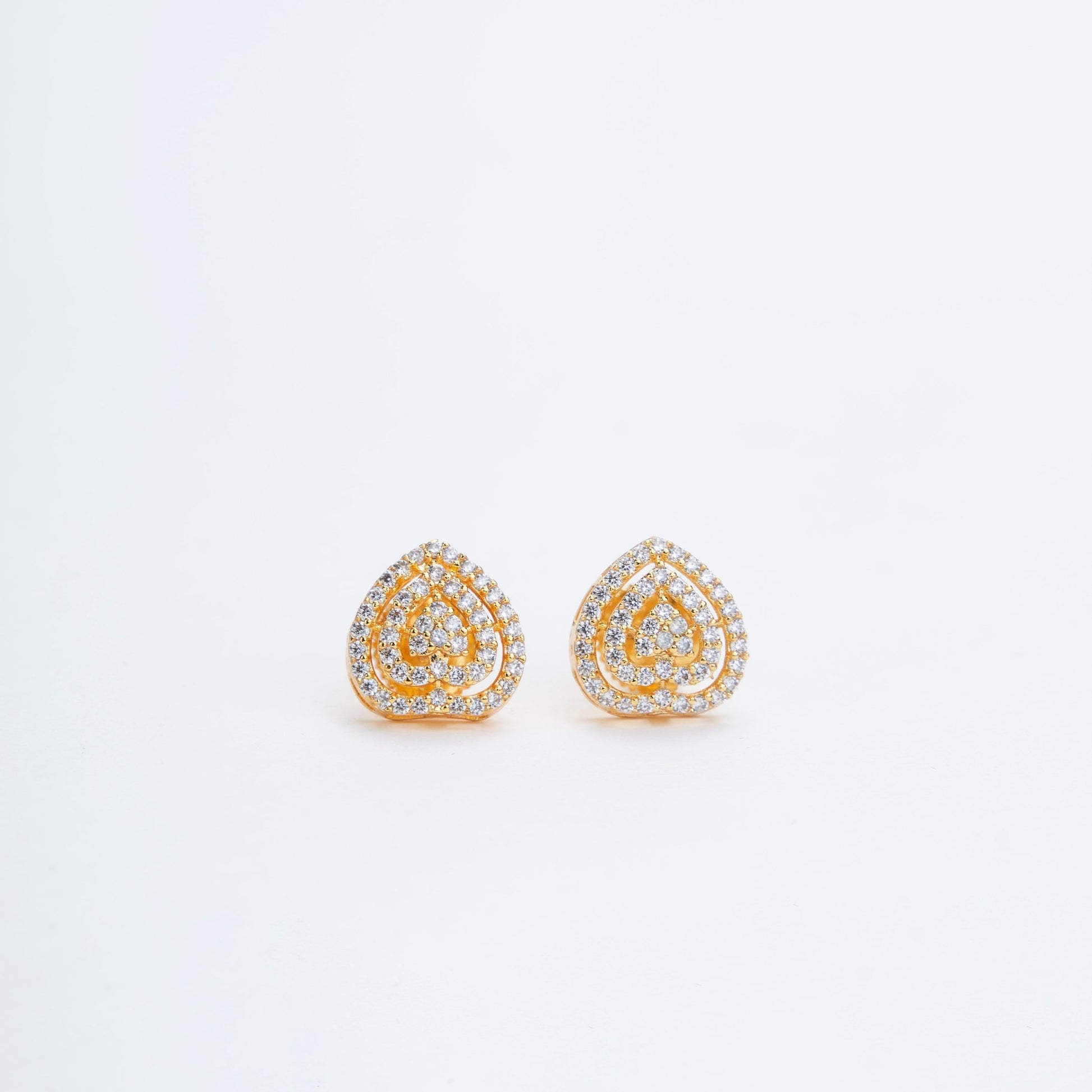 Opal Touch - Gilded Elegance Opal Studs - Studs