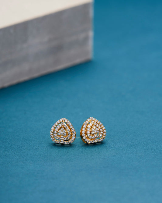 Opal Touch - Gilded Elegance Opal Studs - Studs