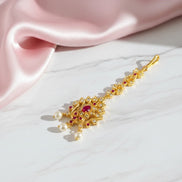 Gilded Garnet Red Tika - Opal Touch