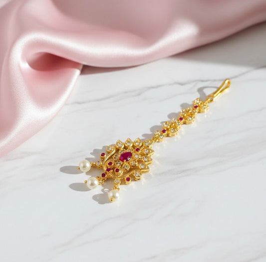 Gilded Garnet Red Tika - Opal Touch