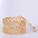 Opal Touch - Gilded Gold Grace Bangles (Pack of 6) - Bangles