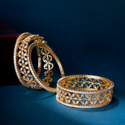 Opal Touch - Gilded Gold Grace Bangles (Pack of 6) - Bangles